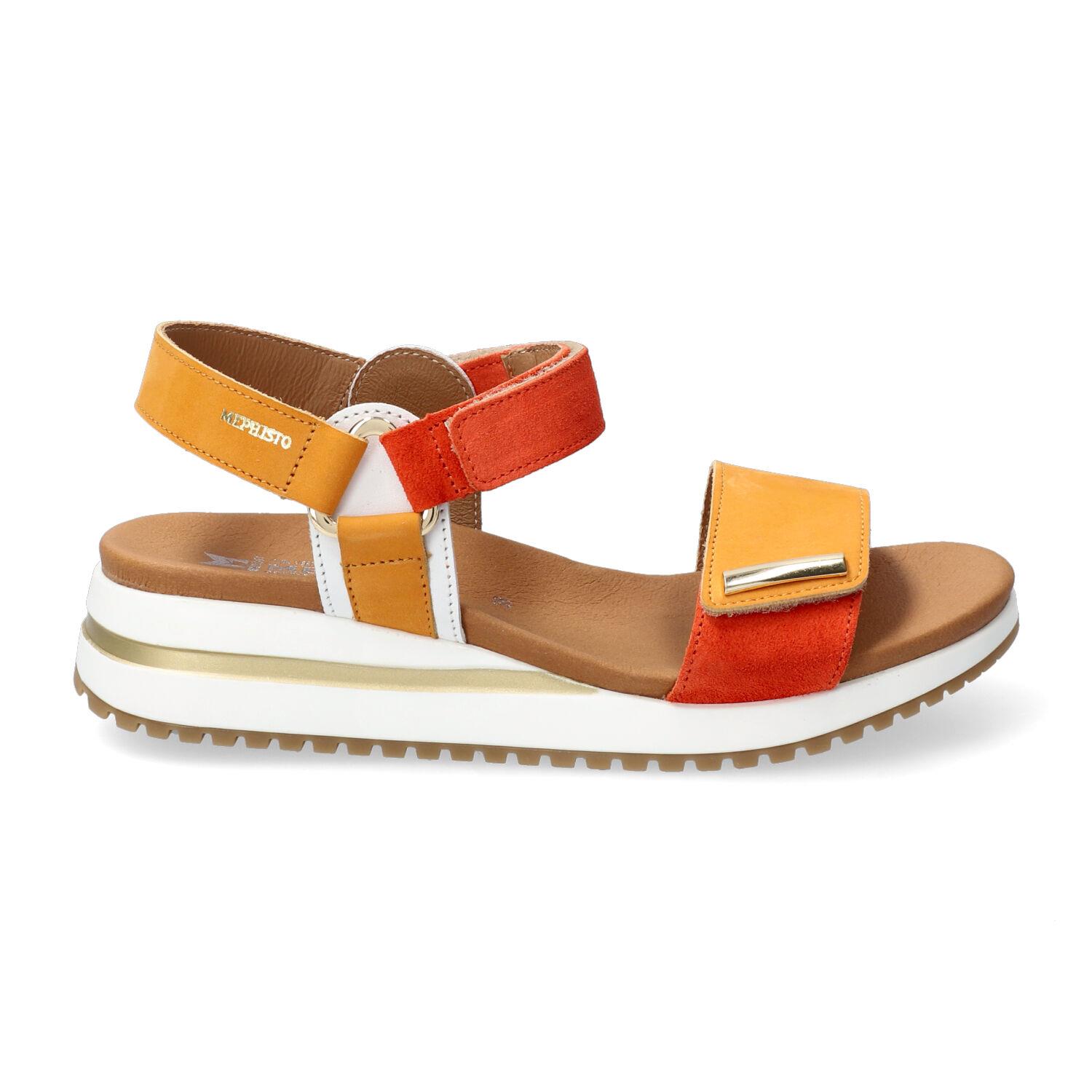 sandales femme modèle Jeanie Orange - Mephisto